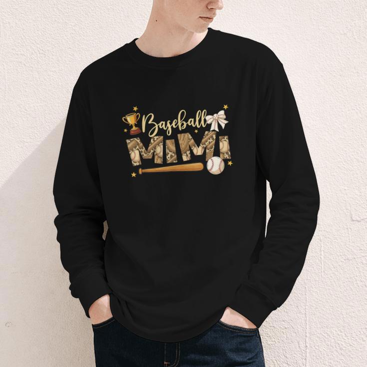 Baseball Mimi Vintage Baseball Lover Youth Long Sleeve Tee