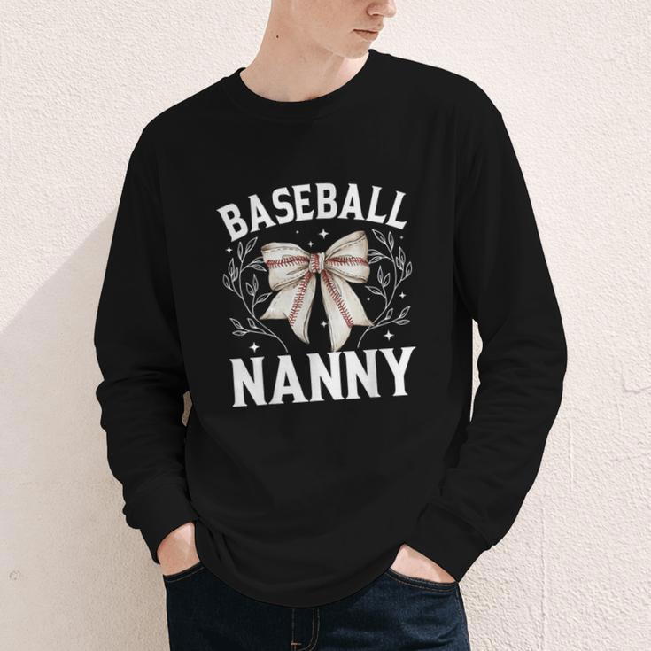 Baseball Nanny Baseball Coquette Bow Youth Long Sleeve Tee Baseball Nanny Baseball Coquette Bow Youth Long Sleeve Tee