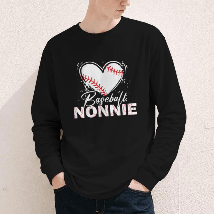 Baseball Nonnie Baseball Heart Youth Long Sleeve Tee Baseball Nonnie Baseball Heart Youth Long Sleeve Tee