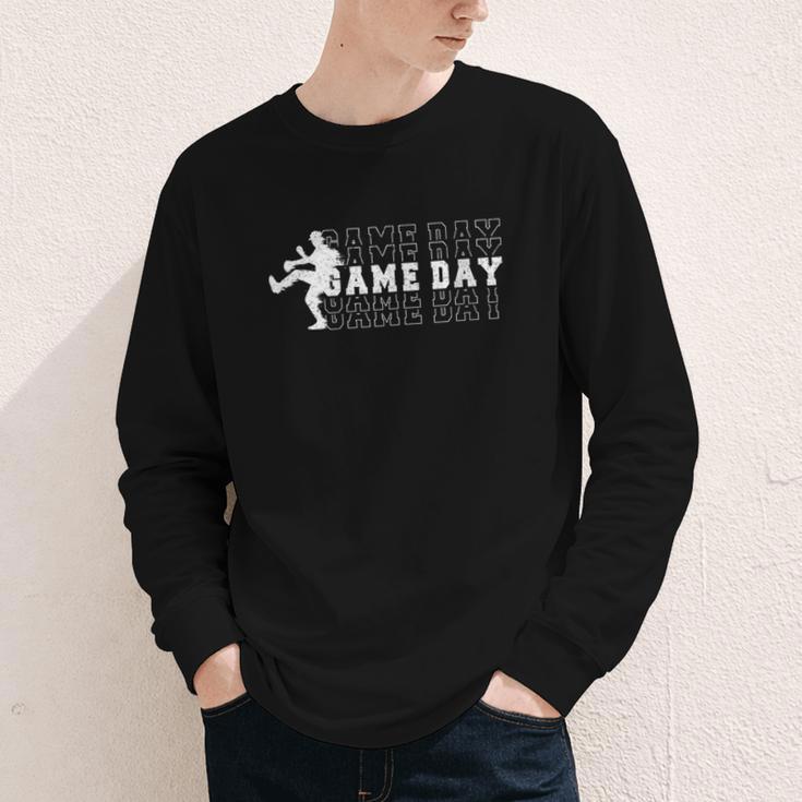 Baseball Pitcher Game Day Team Sport Player Coach Family Fan Youth Long Sleeve Tee
