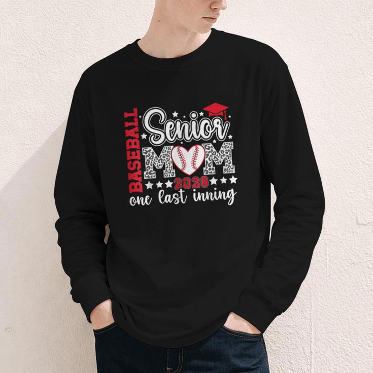 Baseball Senior Mom 2026 Last Inning Baseball Senior Mama Youth Long Sleeve Tee