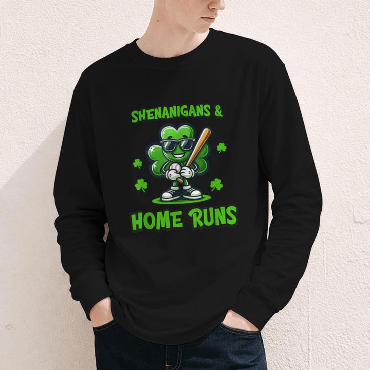 Baseball St Patrick's Day Irish Shamrock Trendy Youth Long Sleeve Tee Baseball St Patrick's Day Irish Shamrock Trendy Youth Long Sleeve Tee