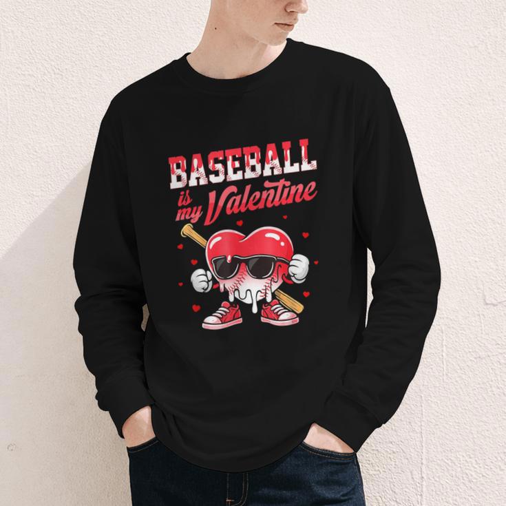 Baseball Is My Valentine Shirt Heart Drip Baseball Lovers Youth Long Sleeve Tee Baseball Is My Valentine Shirt Heart Drip Baseball Lovers Youth Long Sleeve Tee