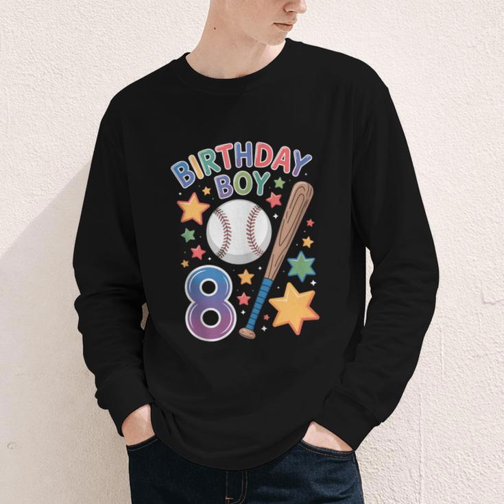 Birthday Boy 8th Birthday Baseball Youth Long Sleeve Tee Birthday Boy 8th Birthday Baseball Youth Long Sleeve Tee