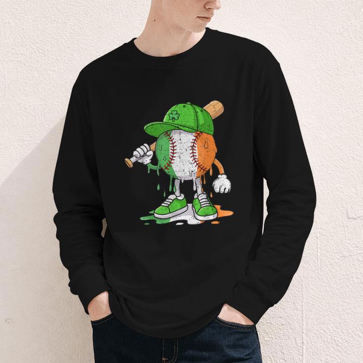 Boys St Patricks Day Irish Flag Kids Baseball Ice Cream Drip Youth Long Sleeve Tee Boys St Patricks Day Irish Flag Kids Baseball Ice Cream Drip Youth Long Sleeve Tee