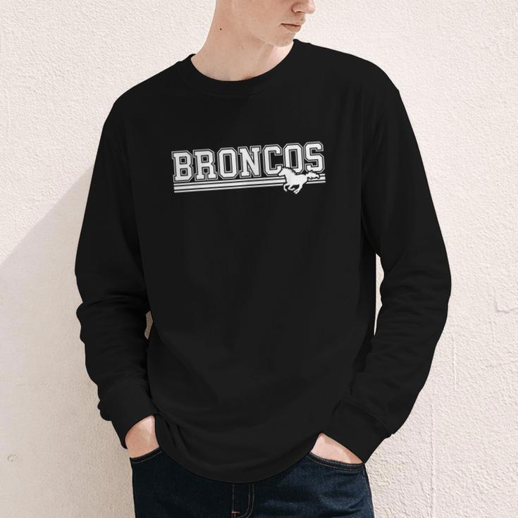 Broncos School Spirit Fan Team Broncos Back To School Youth Long Sleeve Tee Broncos School Spirit Fan Team Broncos Back To School Youth Long Sleeve Tee