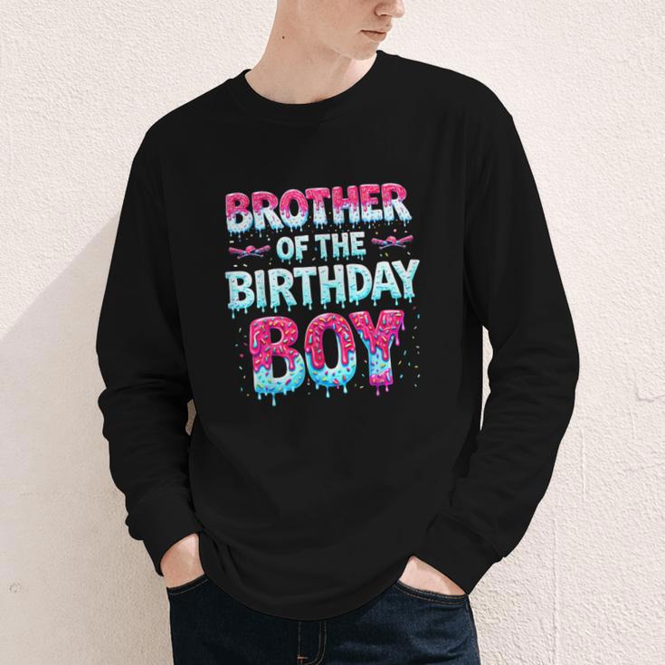 Brother Of The Birthday Boy Ice Cream Baseball Family Party Youth Long Sleeve Tee Brother Of The Birthday Boy Ice Cream Baseball Family Party Youth Long Sleeve Tee
