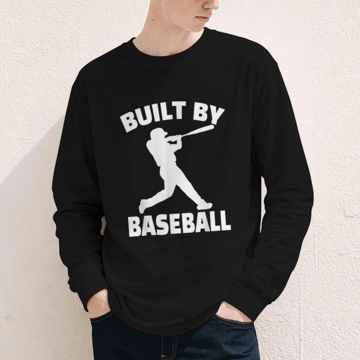 Built By Baseball Baseball For Men Women Boys Players Youth Long Sleeve Tee Built By Baseball Baseball For Men Women Boys Players Youth Long Sleeve Tee
