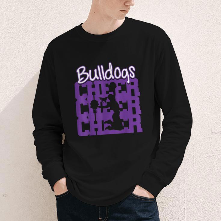 Bulldogs Cheer Back To School Cheerleading Spirit P Youth Long Sleeve Tee Bulldogs Cheer Back To School Cheerleading Spirit P Youth Long Sleeve Tee