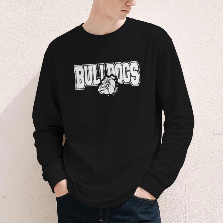 Bulldogs High School Spirit Fan Team Bulldog Back To School Youth Long Sleeve Tee