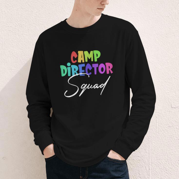 Camp Director Squad Counselor Camper Camping Back To School Youth Long Sleeve Tee Camp Director Squad Counselor Camper Camping Back To School Youth Long Sleeve Tee