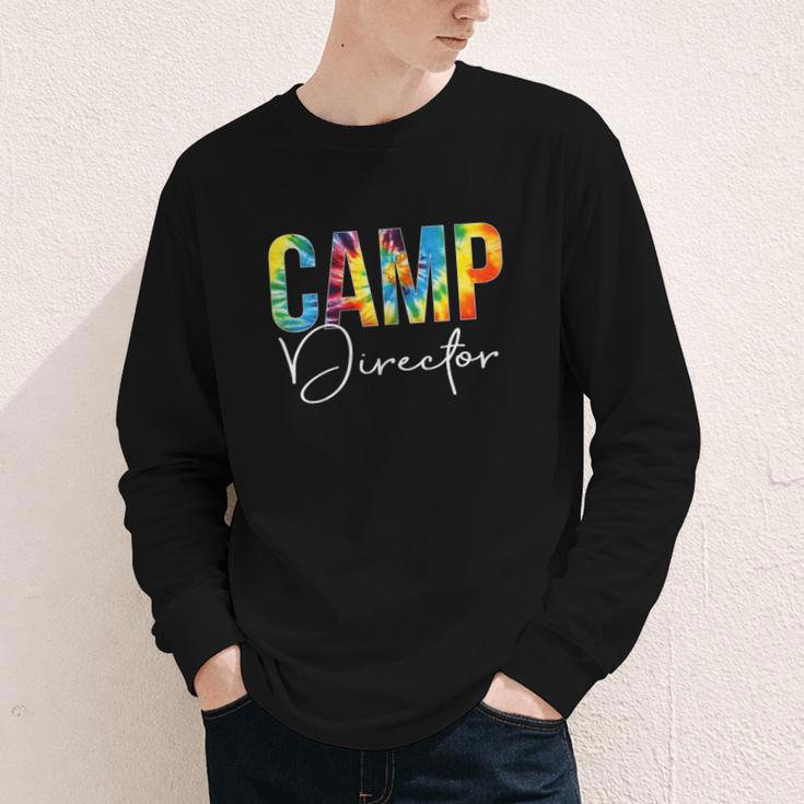 Camp Director Women Tie Dye Back To School Appreciation Day Youth Long Sleeve Tee Camp Director Women Tie Dye Back To School Appreciation Day Youth Long Sleeve Tee