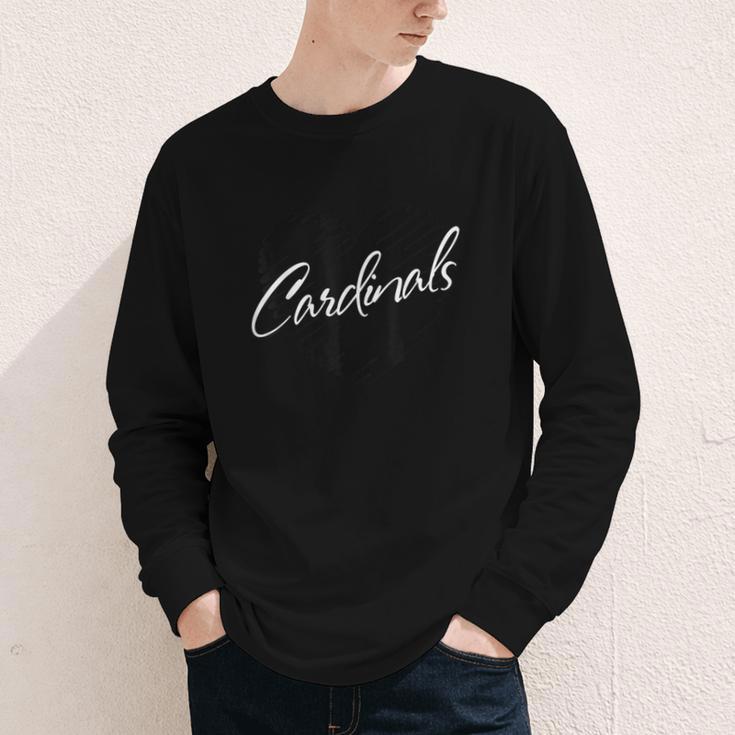 Cardinals Heart Back To School Spirit Youth Long Sleeve Tee Cardinals Heart Back To School Spirit Youth Long Sleeve Tee
