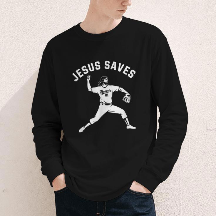 Christian Jesus Saves Baseball Pitcher Heaven 01 Sports Youth Long Sleeve Tee Christian Jesus Saves Baseball Pitcher Heaven 01 Sports Youth Long Sleeve Tee