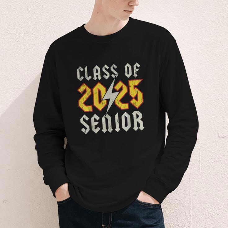 Class Of 2025 Senior Rock N Roll Back To School Music Lover Youth Long Sleeve Tee Class Of 2025 Senior Rock N Roll Back To School Music Lover Youth Long Sleeve Tee