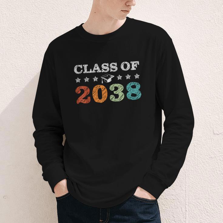 Class Of 2038 Grow With Me First Day School Back To School Youth Long Sleeve Tee