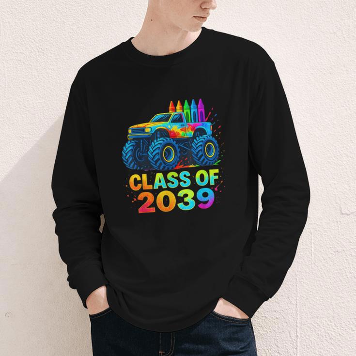 Class Of 2039 Monster Truck Kindergarten Back To School Boys Youth Long Sleeve Tee