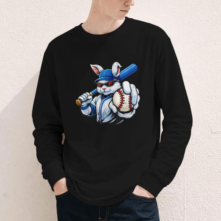 Cool Rabbit Baseball Easter Men Boy Toddler Kid Youth Long Sleeve Tee Cool Rabbit Baseball Easter Men Boy Toddler Kid Youth Long Sleeve Tee