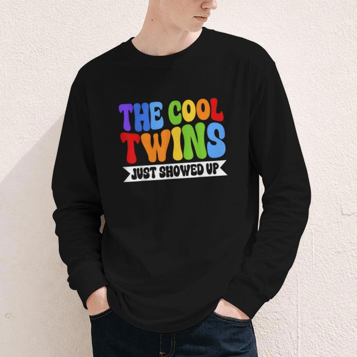 Cool Twins Just Showed Up Kid Boy Teen Twin Back To School Youth Long Sleeve Tee Cool Twins Just Showed Up Kid Boy Teen Twin Back To School Youth Long Sleeve Tee