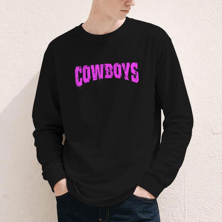 Cowboys Back To School Spirit Pk Youth Long Sleeve Tee Cowboys Back To School Spirit Pk Youth Long Sleeve Tee