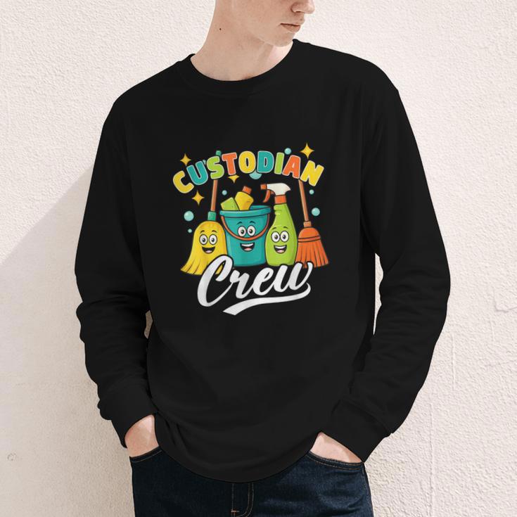Custodial Crew Back To School Custodial Staff Youth Long Sleeve Tee Custodial Crew Back To School Custodial Staff Youth Long Sleeve Tee