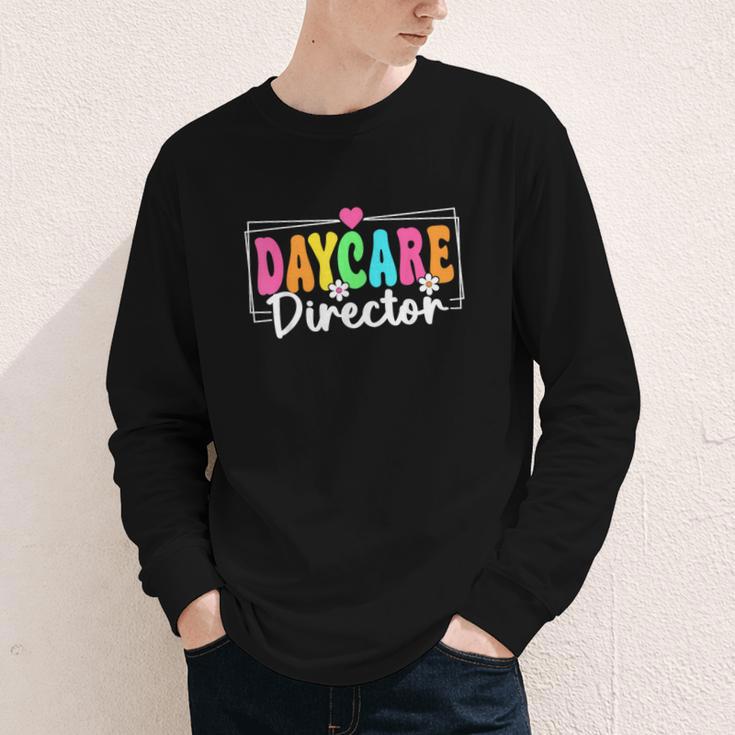 Daycare Director Back To School Daycare Provider Youth Long Sleeve Tee