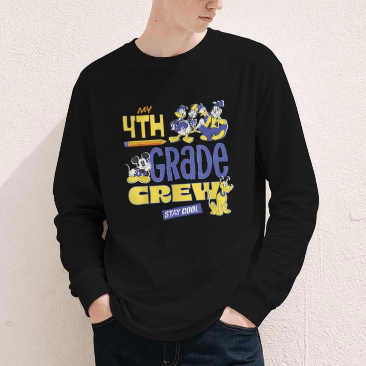 Disney My 4th Grade Crew Stay Cool Back To School Friends Youth Long Sleeve Tee Disney My 4th Grade Crew Stay Cool Back To School Friends Youth Long Sleeve Tee