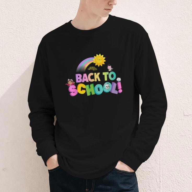 DreamWorks Gabby's Dollhouse Back To School Sunshine Youth Long Sleeve Tee