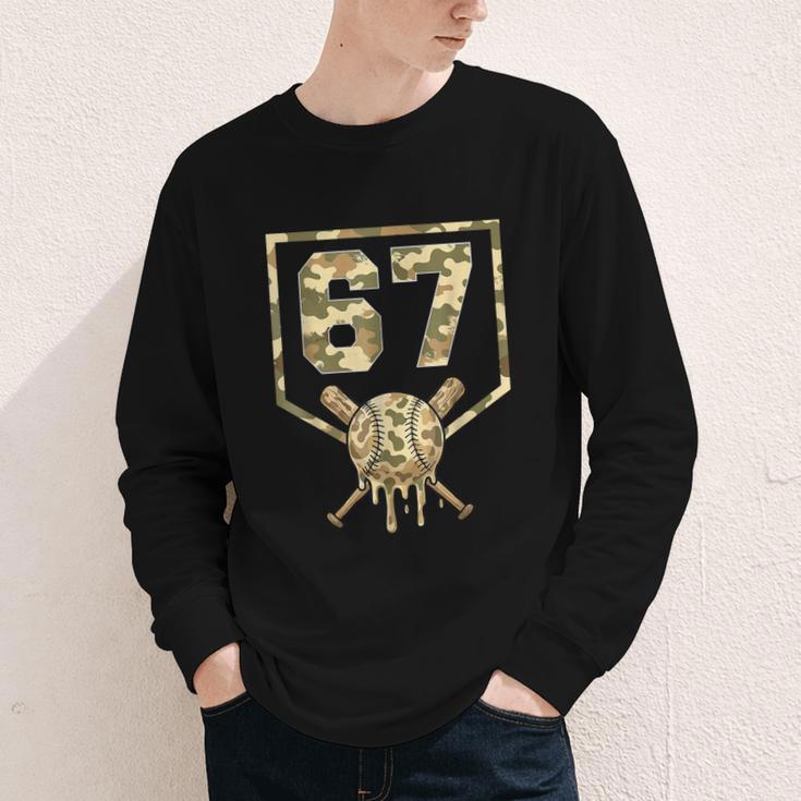 Dripping Camo 67 Baseball Ice Cream Drip 6-7 Six Seven Boy Youth Long Sleeve Tee Dripping Camo 67 Baseball Ice Cream Drip 6-7 Six Seven Boy Youth Long Sleeve Tee