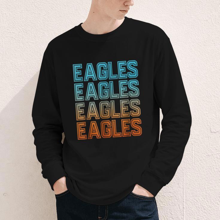 Eagle Mascot Back To School Spirit Kids Boys Girls Men Women Youth Long Sleeve Tee Eagle Mascot Back To School Spirit Kids Boys Girls Men Women Youth Long Sleeve Tee
