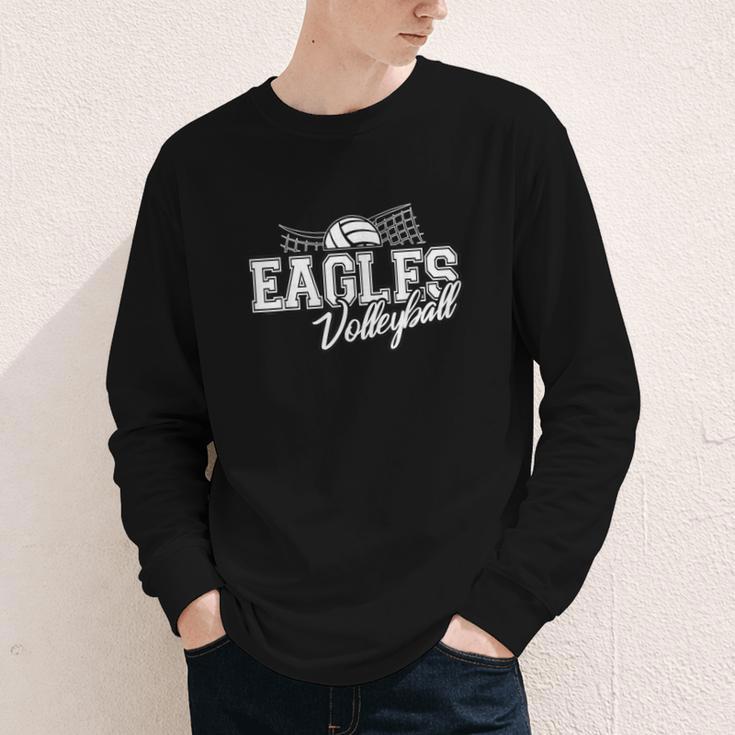 Eagles Volleyball Back To School Spirit Youth Long Sleeve Tee Eagles Volleyball Back To School Spirit Youth Long Sleeve Tee