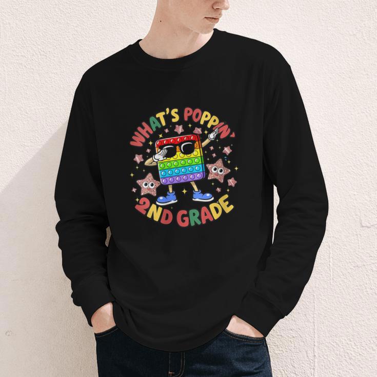 Fidget Toy What's Poppin 2nd Grade Back To School 2024 Youth Long Sleeve Tee Fidget Toy What's Poppin 2nd Grade Back To School 2024 Youth Long Sleeve Tee