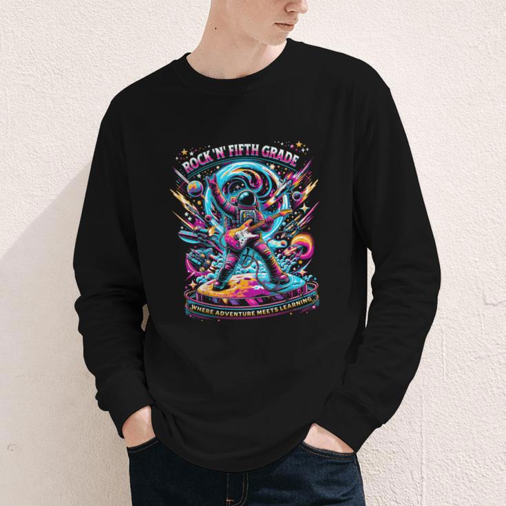 Fifth Grade Back To School Space Rocket Astronaut Youth Long Sleeve Tee Fifth Grade Back To School Space Rocket Astronaut Youth Long Sleeve Tee