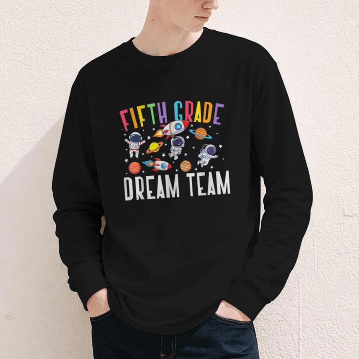 Fifth Grade Dream Team Astronaut 5th Grade Back To School Youth Long Sleeve Tee