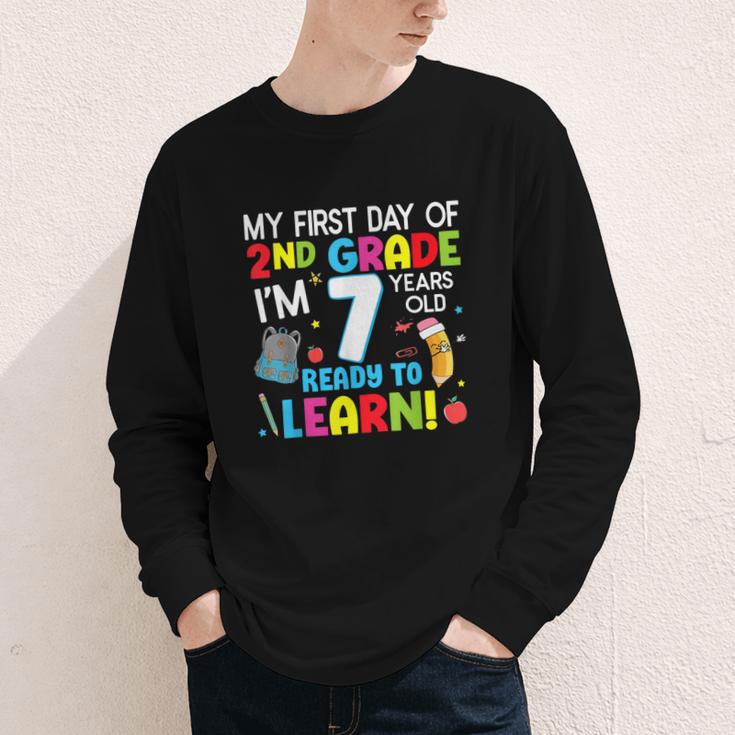 My First Day Of 2nd Grade Back To School 2nd Grade Girls Boy Youth Long Sleeve Tee My First Day Of 2nd Grade Back To School 2nd Grade Girls Boy Youth Long Sleeve Tee