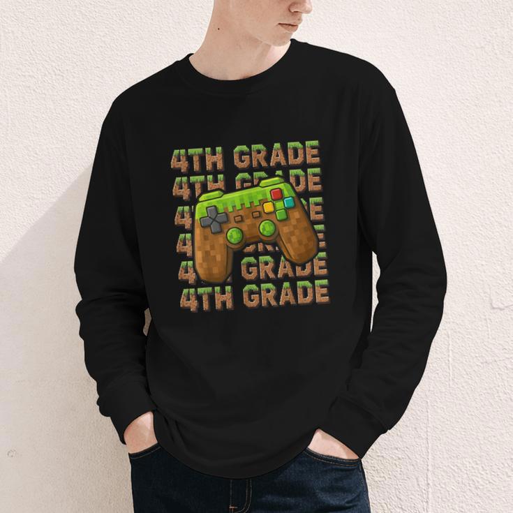 First Day Of 4th Grade Level Begins Back To School Girl Boy Youth Long Sleeve Tee First Day Of 4th Grade Level Begins Back To School Girl Boy Youth Long Sleeve Tee