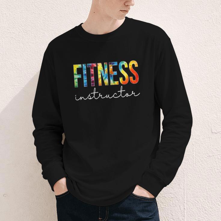 Fitness Instructor Tie Dye Back To School For Women For Work Youth Long Sleeve Tee Fitness Instructor Tie Dye Back To School For Women For Work Youth Long Sleeve Tee