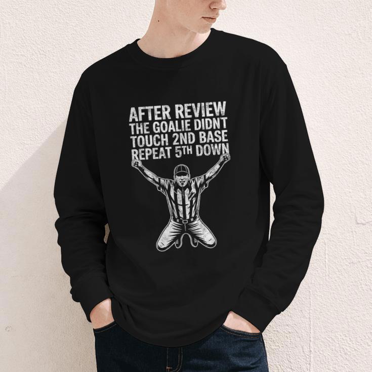 Football Baseball Soccer Referee Joke Tee Football Fan Youth Long Sleeve Tee Football Baseball Soccer Referee Joke Tee Football Fan Youth Long Sleeve Tee