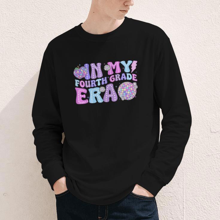 In My Fourth Grade Era Retro Back To School Disco Ball Youth Long Sleeve Tee