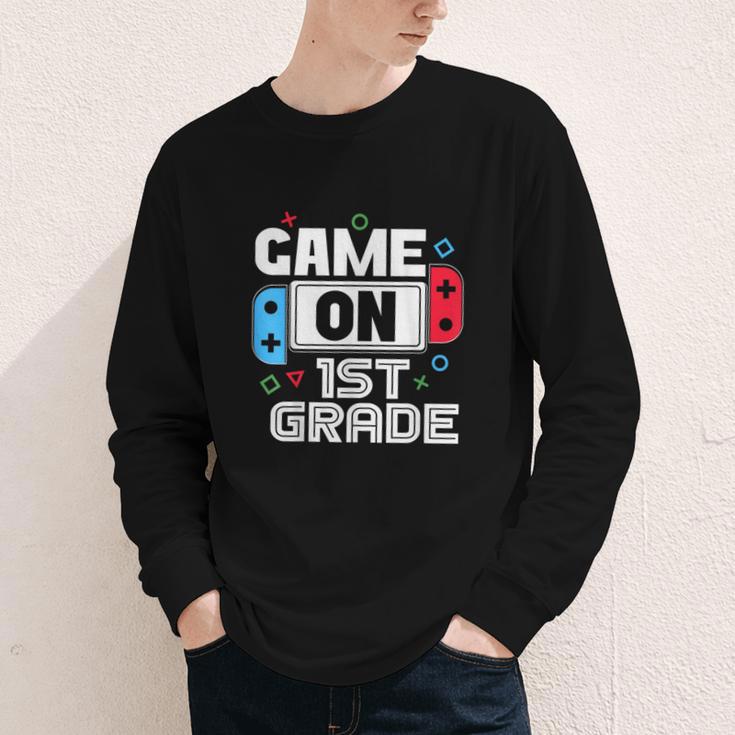 Gamer Back To School Game 1st Grade Kids Boys Youth Long Sleeve Tee Gamer Back To School Game 1st Grade Kids Boys Youth Long Sleeve Tee