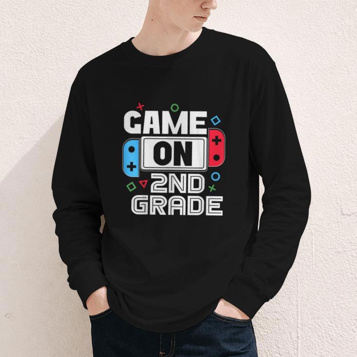 Gamer Back To School Game 2nd Grade Kids Boys Youth Long Sleeve Tee