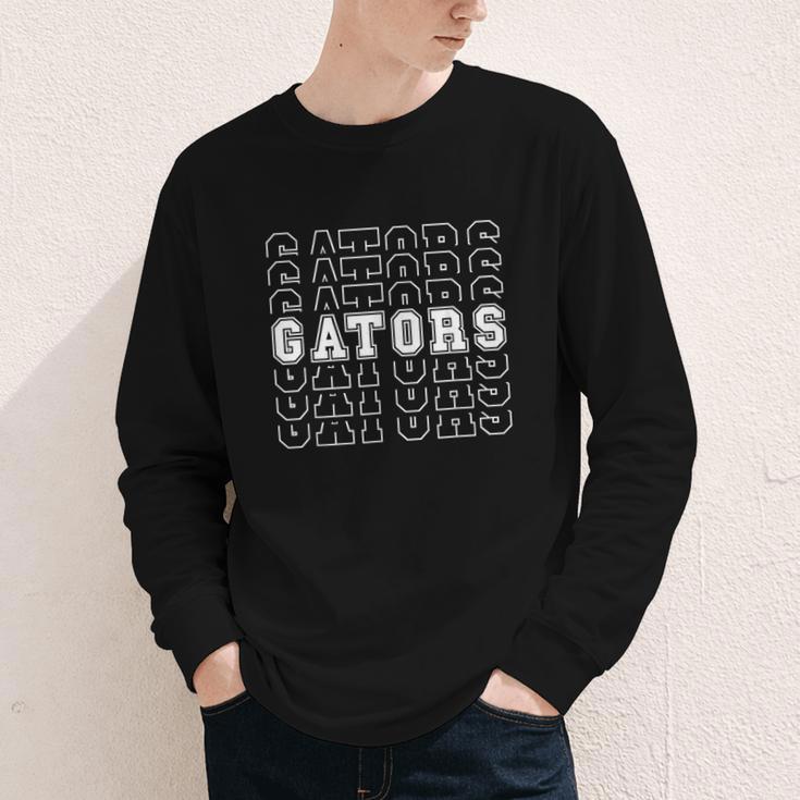 Gators High School Spirit Fan Team Back To School Youth Long Sleeve Tee Gators High School Spirit Fan Team Back To School Youth Long Sleeve Tee