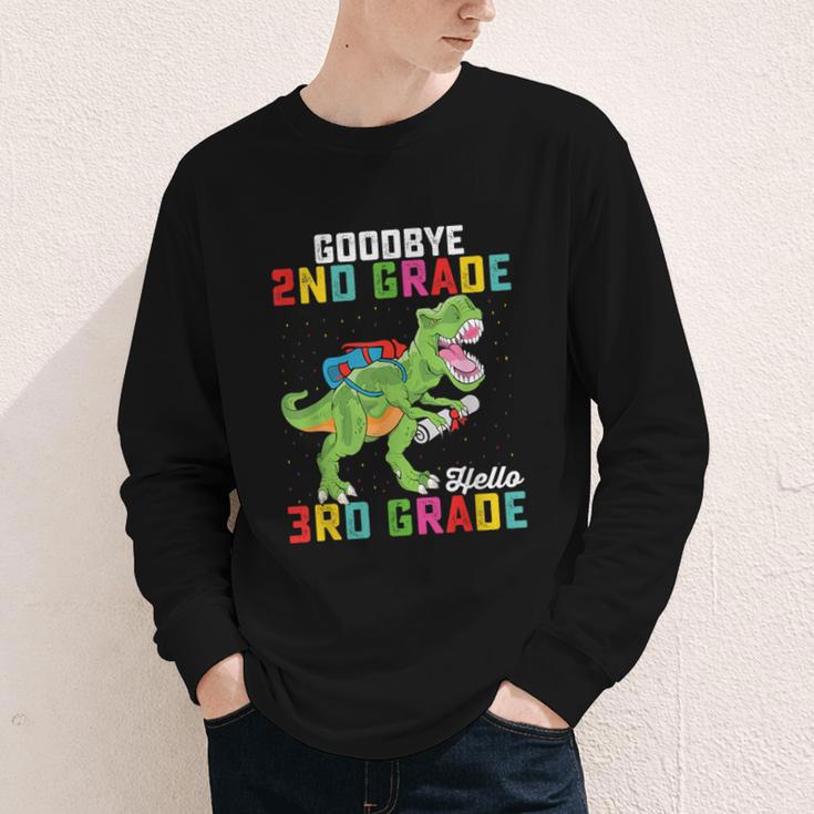 Goodbye 2nd Grade Hello 3rd GradeRex Back To School Youth Long Sleeve Tee Goodbye 2nd Grade Hello 3rd GradeRex Back To School Youth Long Sleeve Tee