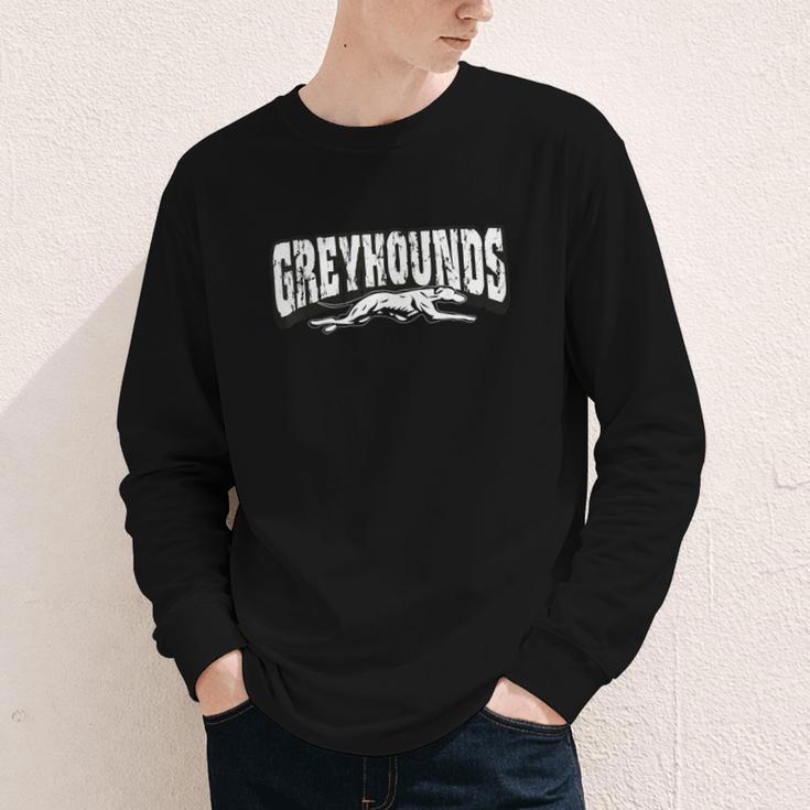 Greyhounds Mascot Back To School Team Spirit Youth Long Sleeve Tee Greyhounds Mascot Back To School Team Spirit Youth Long Sleeve Tee