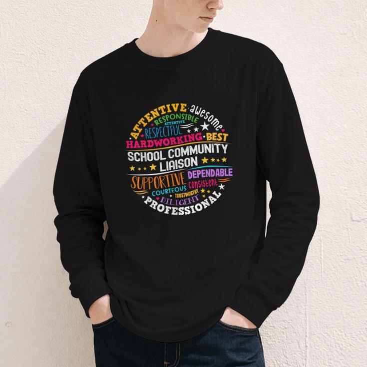 Groovy School Community Liaison Back To School Appreciation Youth Long Sleeve Tee Groovy School Community Liaison Back To School Appreciation Youth Long Sleeve Tee