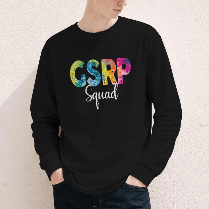 GSRP Squad Tie Dye Back To School Women Appreciation Youth Long Sleeve Tee