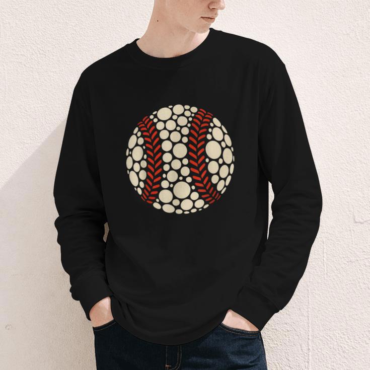 Happy Dot Day Baseball Colorful Polka Dots Boy And Youth Youth Long Sleeve Tee