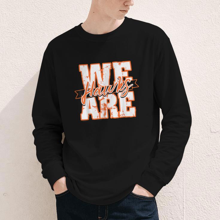 We Are Hawks Back To School Spirit O Youth Long Sleeve Tee We Are Hawks Back To School Spirit O Youth Long Sleeve Tee