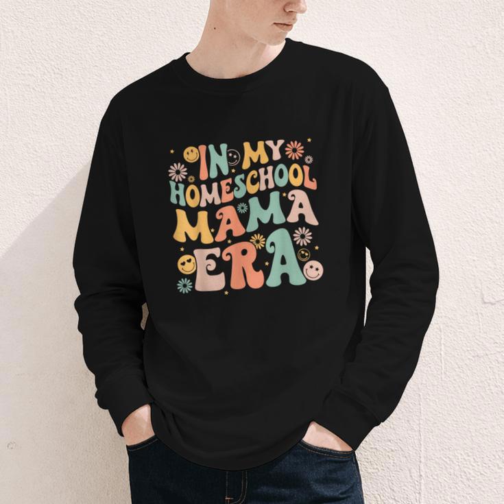 In My Homeschool Mama Era Retro Back To School Youth Long Sleeve Tee In My Homeschool Mama Era Retro Back To School Youth Long Sleeve Tee