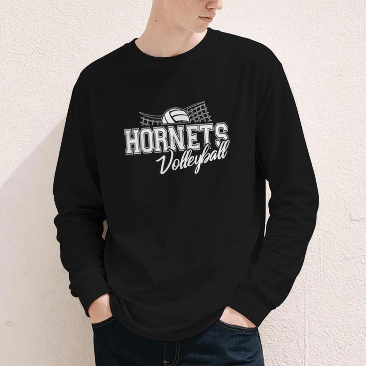 Hornets Volleyball Back To School Spirit Youth Long Sleeve Tee